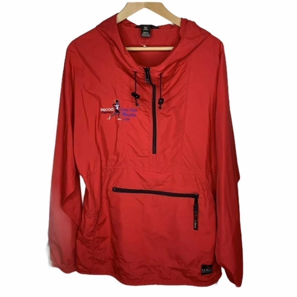 Ll Bean Outdoors Anorak Pullover Packable Jacket M